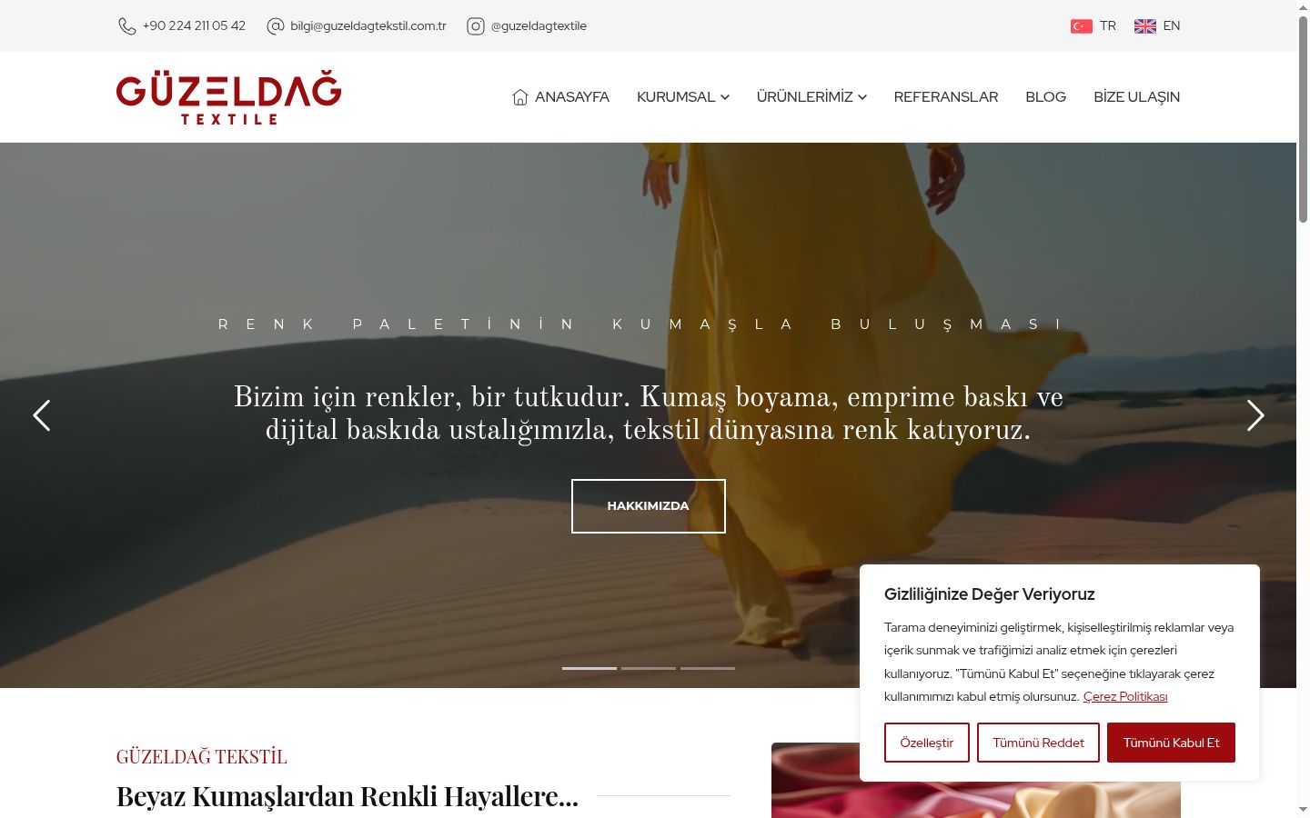 Ekraanipilt nõusolekubännerist, mida näidati enne mis tahes suhtlust