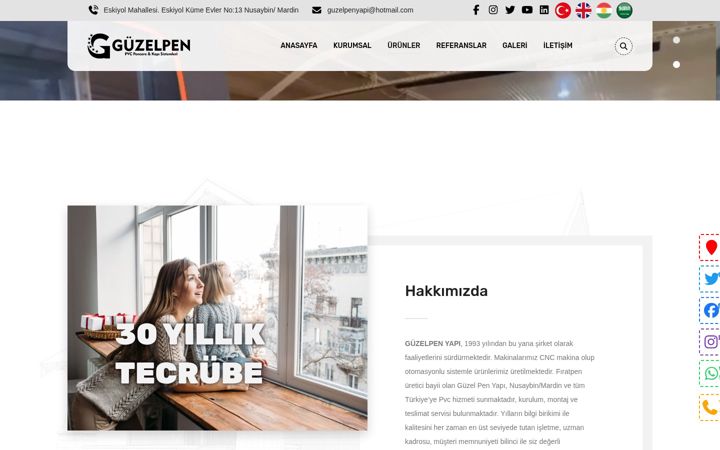 Screenshot of guzelpen.com