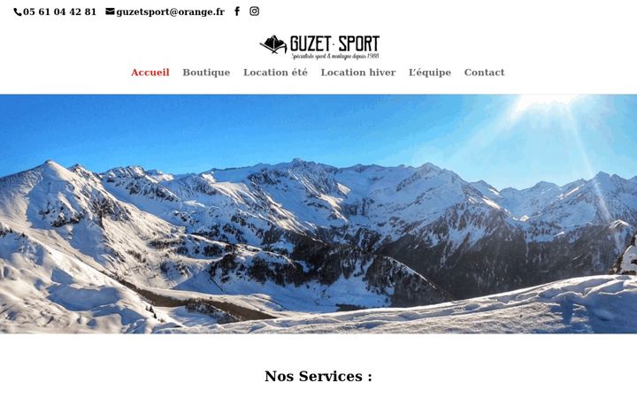 Screenshot of guzetsport.com
