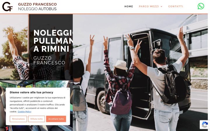 Screenshot of guzzoviaggi.it