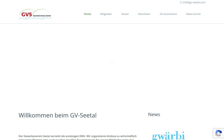 Screenshot of gv-seetal.com