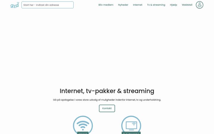 Screenshot of gvd.dk