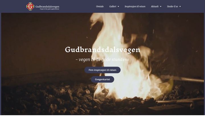 Screenshot of gvegen.no