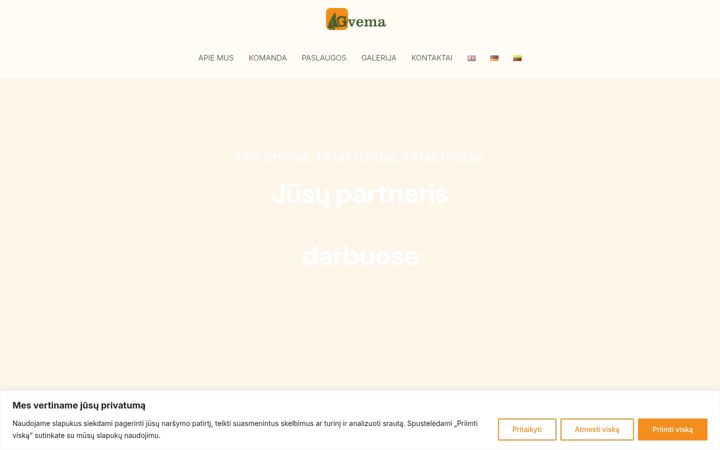 Screenshot of gvema.eu