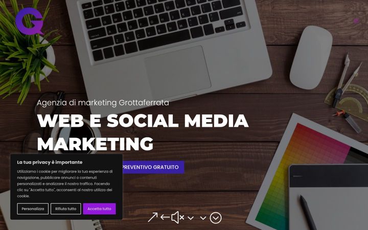 Screenshot of gvmarketing.it