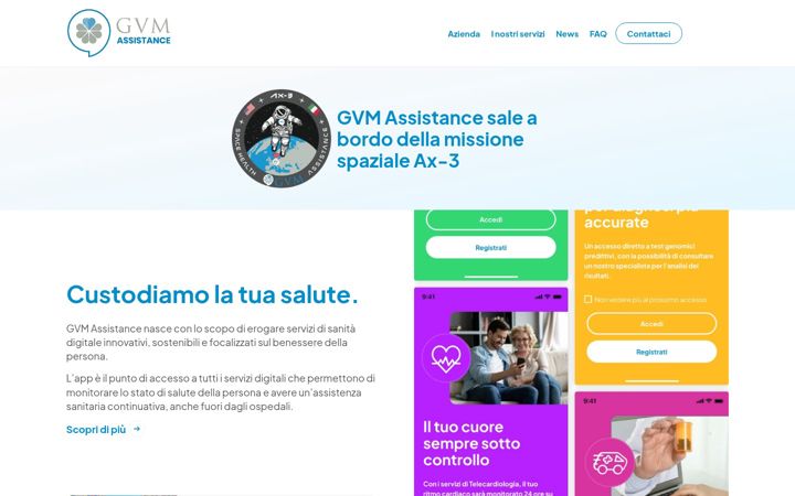 Screenshot of gvmassistance.it