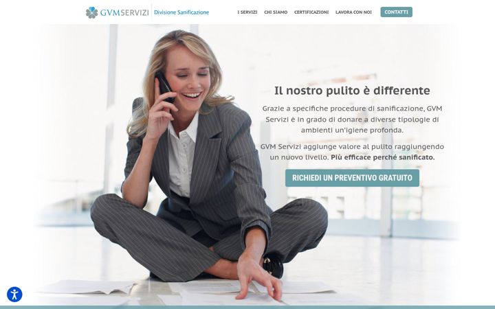 Screenshot of gvmsanificazione.it