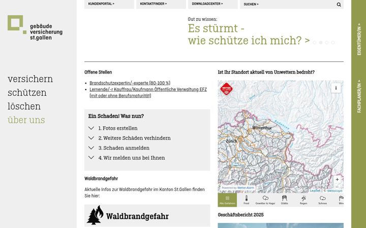 Screenshot of gvsg.ch