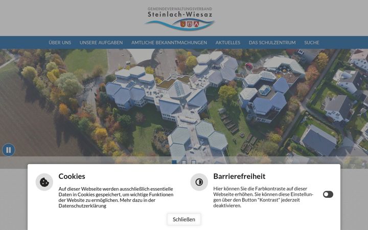 Screenshot of gvv-steinlach-wiesaz.de
