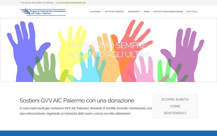 Screenshot of gvvpalermo.it