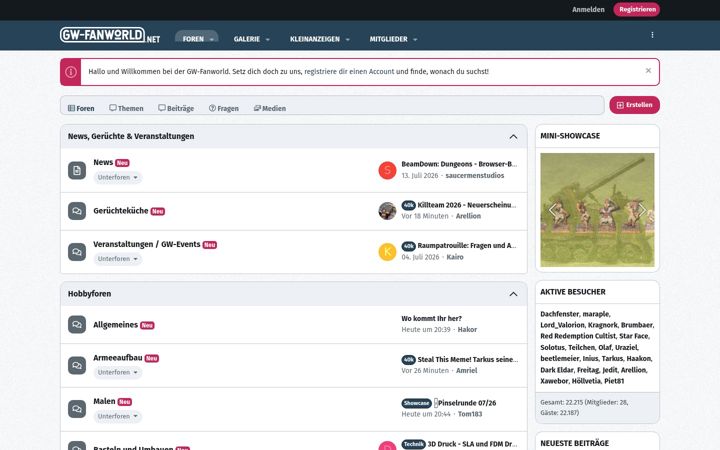 Screenshot of gw-fanworld.net