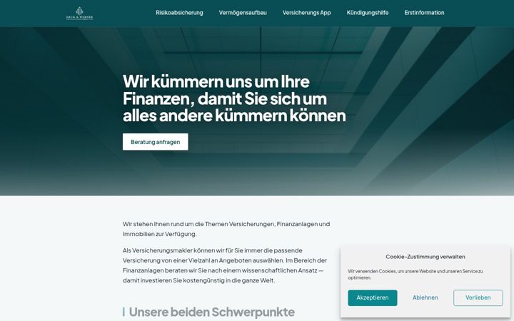 Screenshot of gw-finanzen.de
