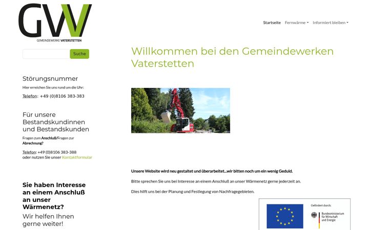 Snimka zaslona za gw-vat.de