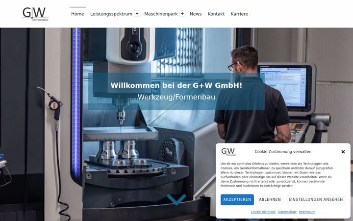 Screenshot of gw-werkzeugbau.de