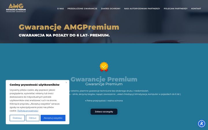 Screenshot of gwarancjeamg.pl