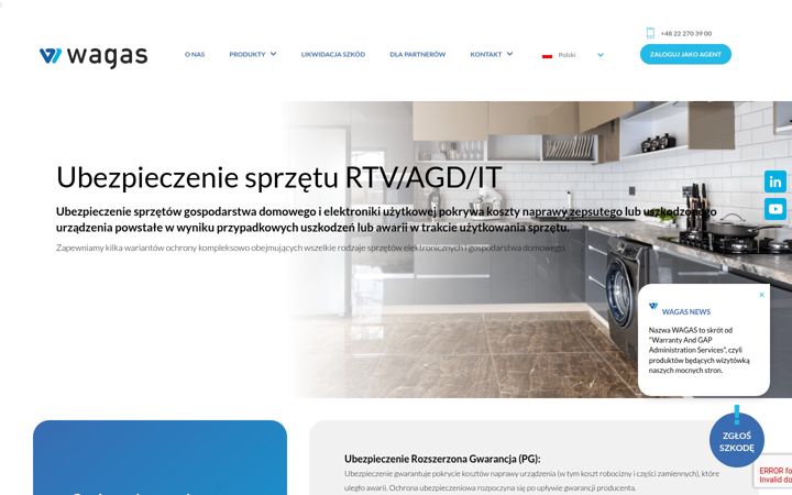 Screenshot of gwarancjertvagd.pl