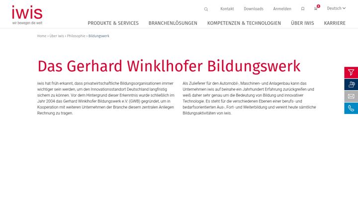 Screenshot of gwb-lernen.de