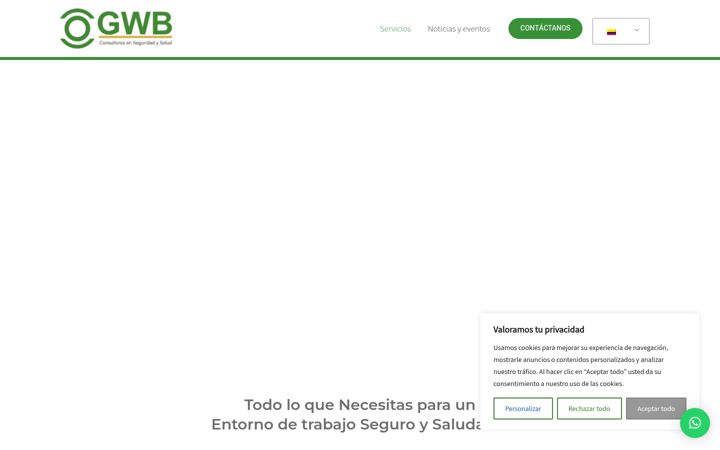 Screenshot of gwblimitedco.com