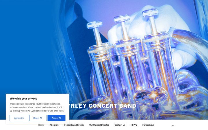 Screenshot of gwcb.co.uk