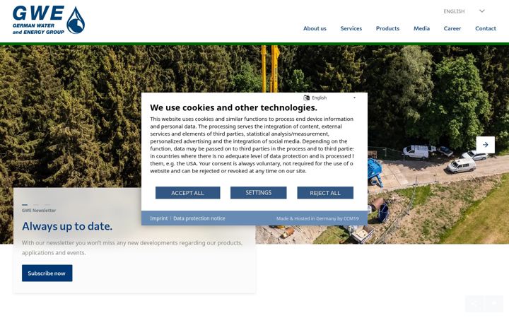 Screenshot of gwe-gruppe.de