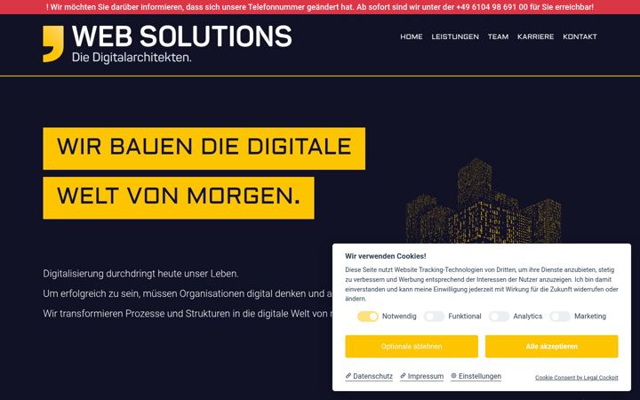 Screenshot of gweb.de