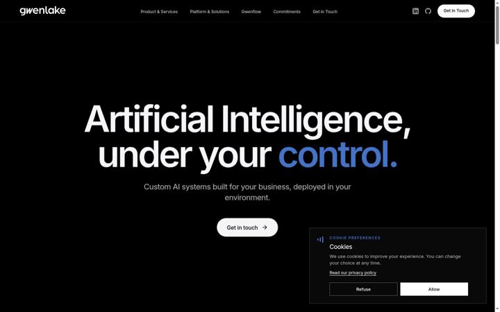 Screenshot of gwenlake.com