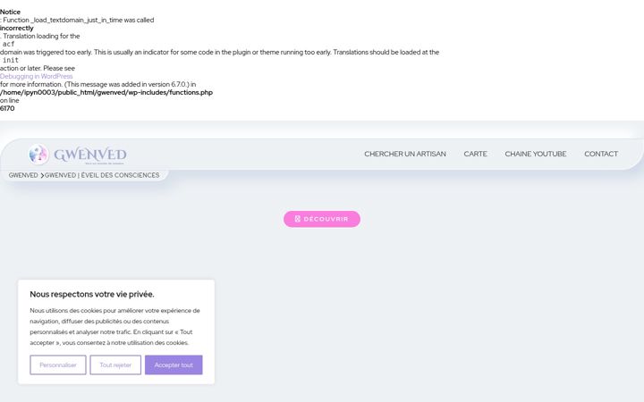 Screenshot of gwenved.fr