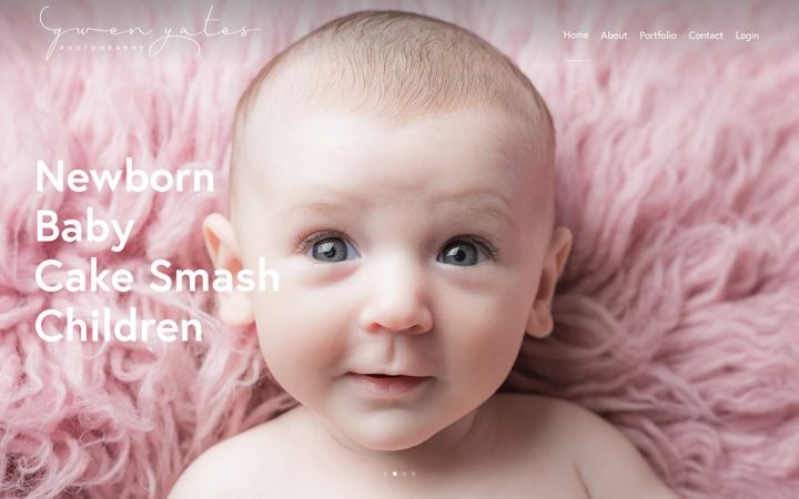 Screenshot of gwenyatesphotography.com