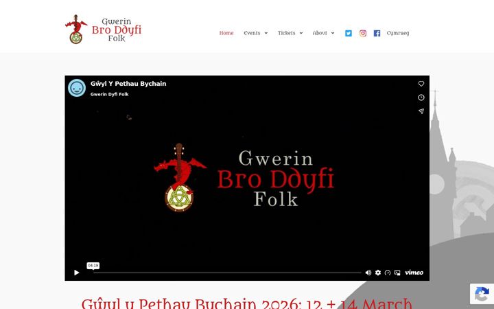 Screenshot of gwerindyfifolk.org