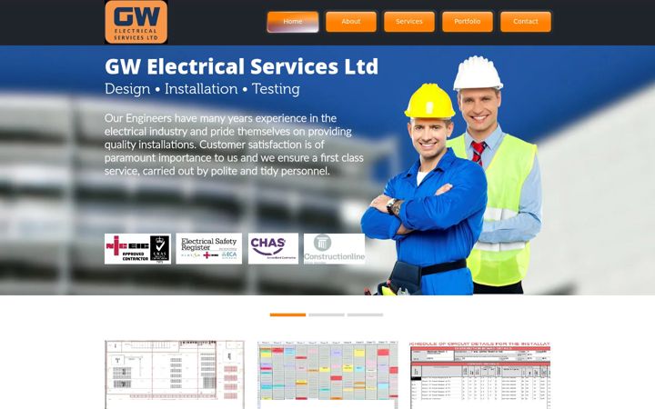 Screenshot of gwes.co.uk