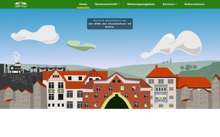 Screenshot of gwg-eisenbahner-gotha.de