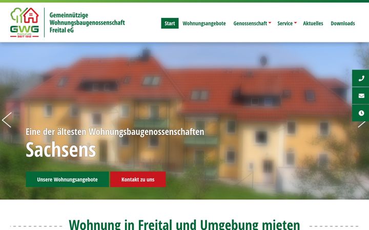 Screenshot of gwgfreital.de