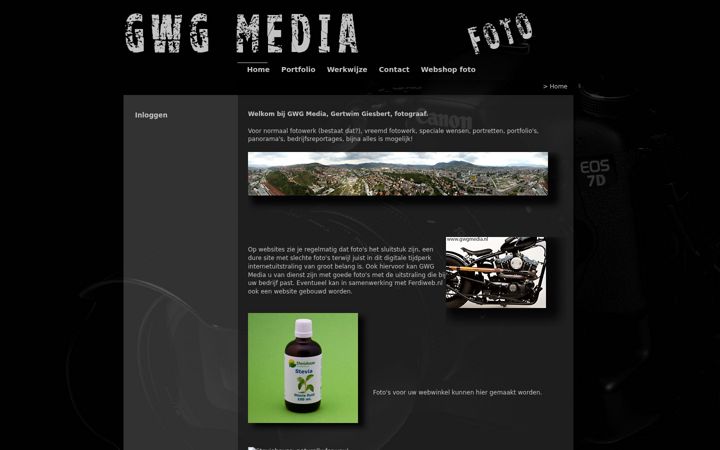 Screenshot of gwgmedia.nl