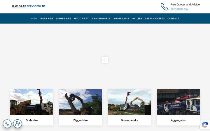Screenshot of gwgrabservices.co.uk