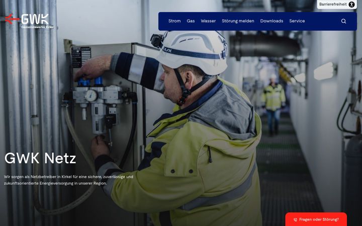 Képernyőkép: gwk-netz.de