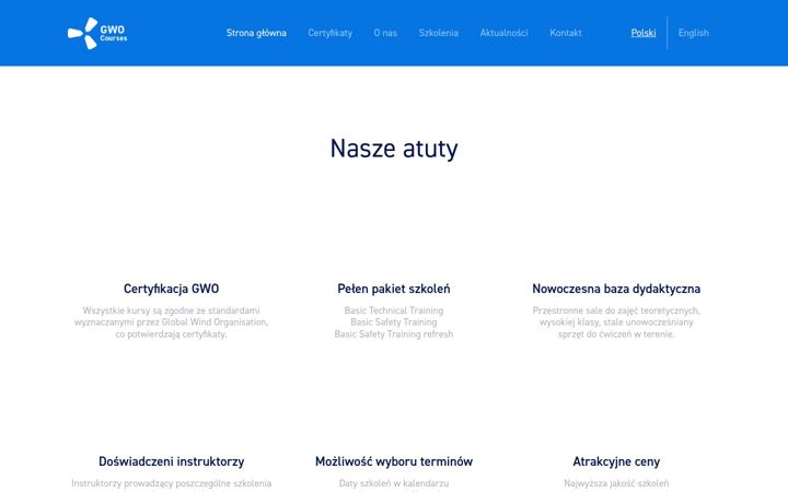 Screenshot of gwocourses.com