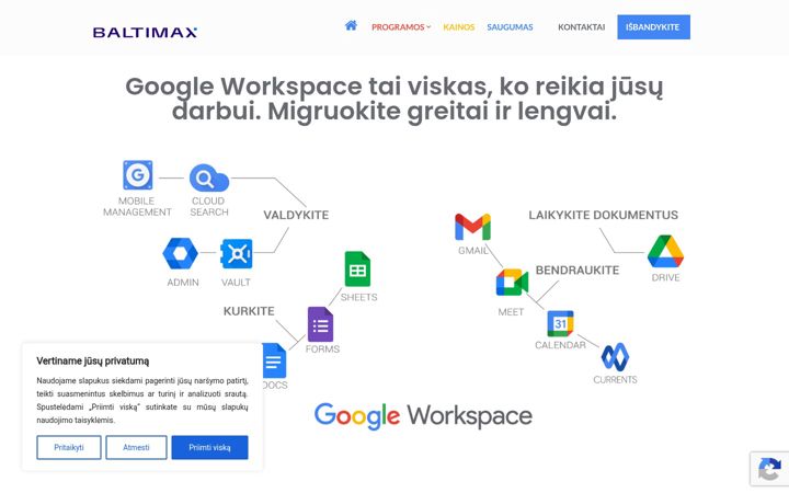 Screenshot di gworkspace.lt