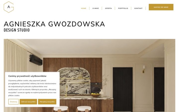 Screenshot of gwozdowskadesign.pl