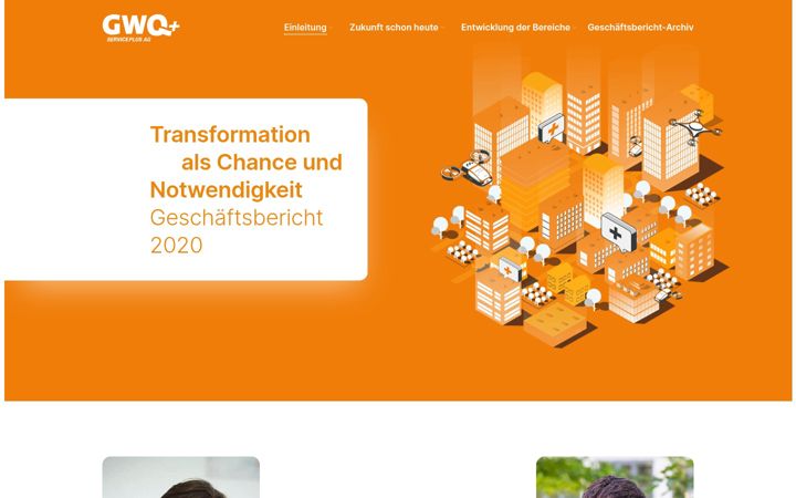 Screenshot of gwq-geschaeftsbericht.de