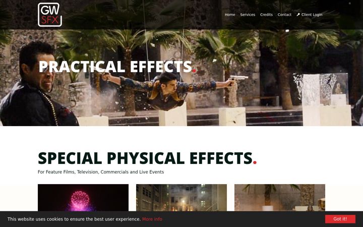 Screenshot of gwsfx.net