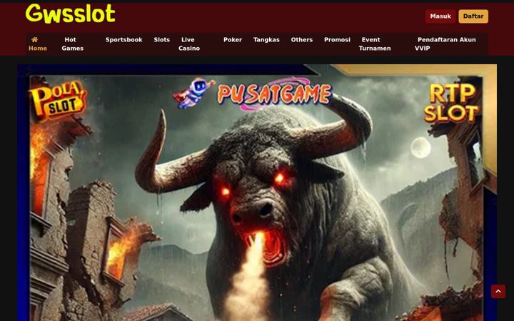 Screenshot of gwsslot.com