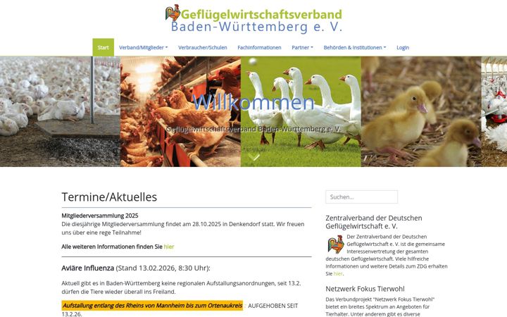 Screenshot of gwv-bw.de