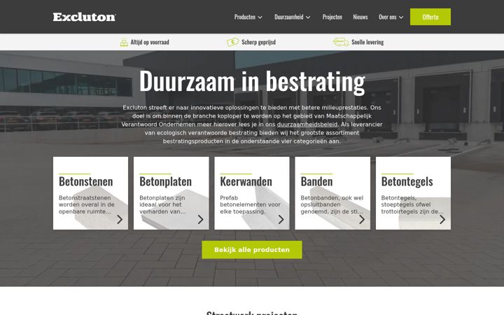 Screenshot of gwwexcluton.nl