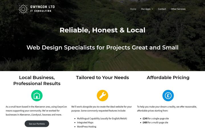 Screenshot of gwyncon.com