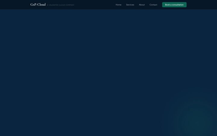 Screenshot of gxp-cloud.com