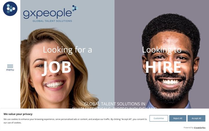 Screenshot of gxpeople.com
