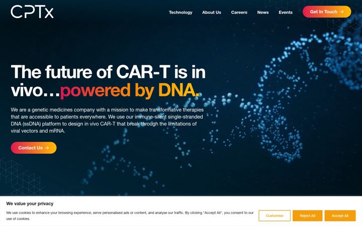 Screenshot of gxstrands.com