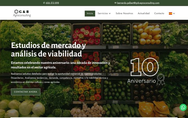 Screenshot of gyb-agroconsulting.com