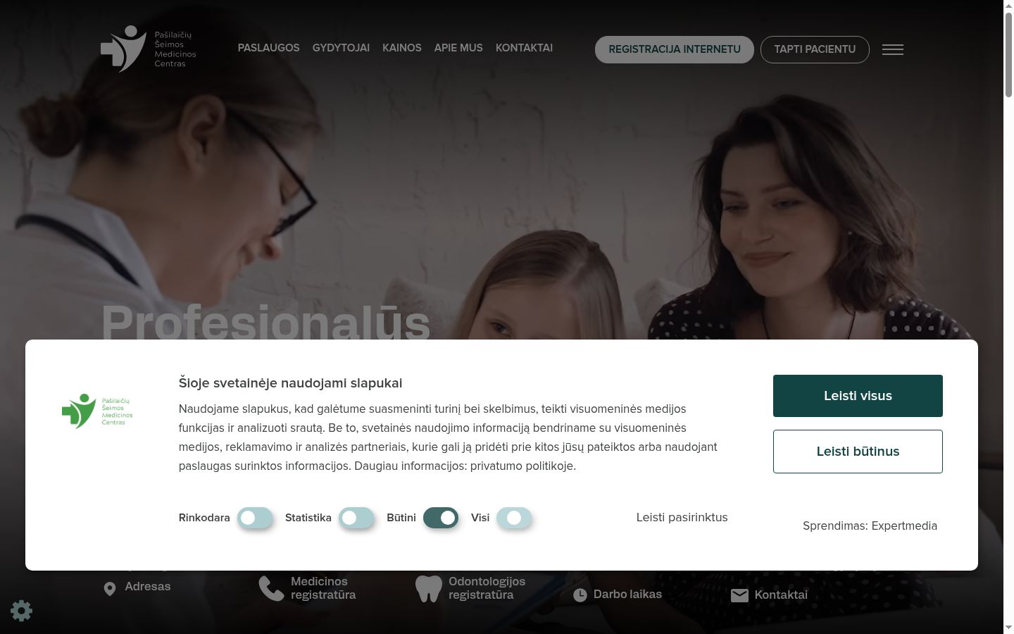 Skjámynd af samþykkisborðanum eins og hann birtist áður en nokkur samskipti fóru fram