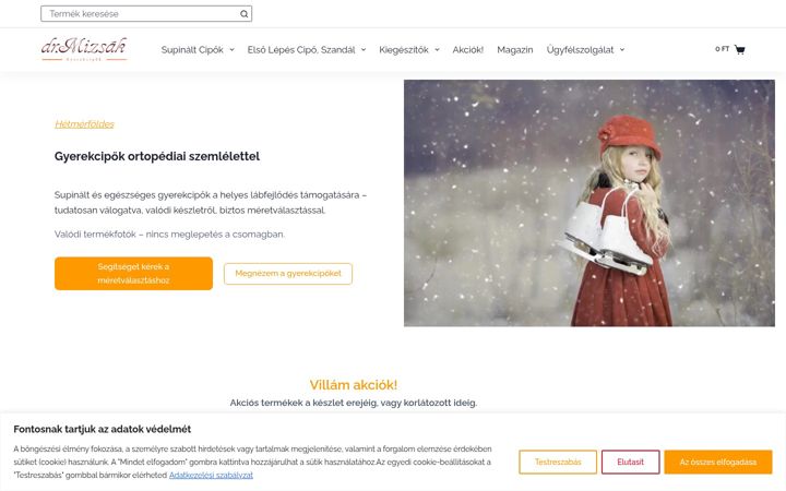 Screenshot of gyermekcipo.eu